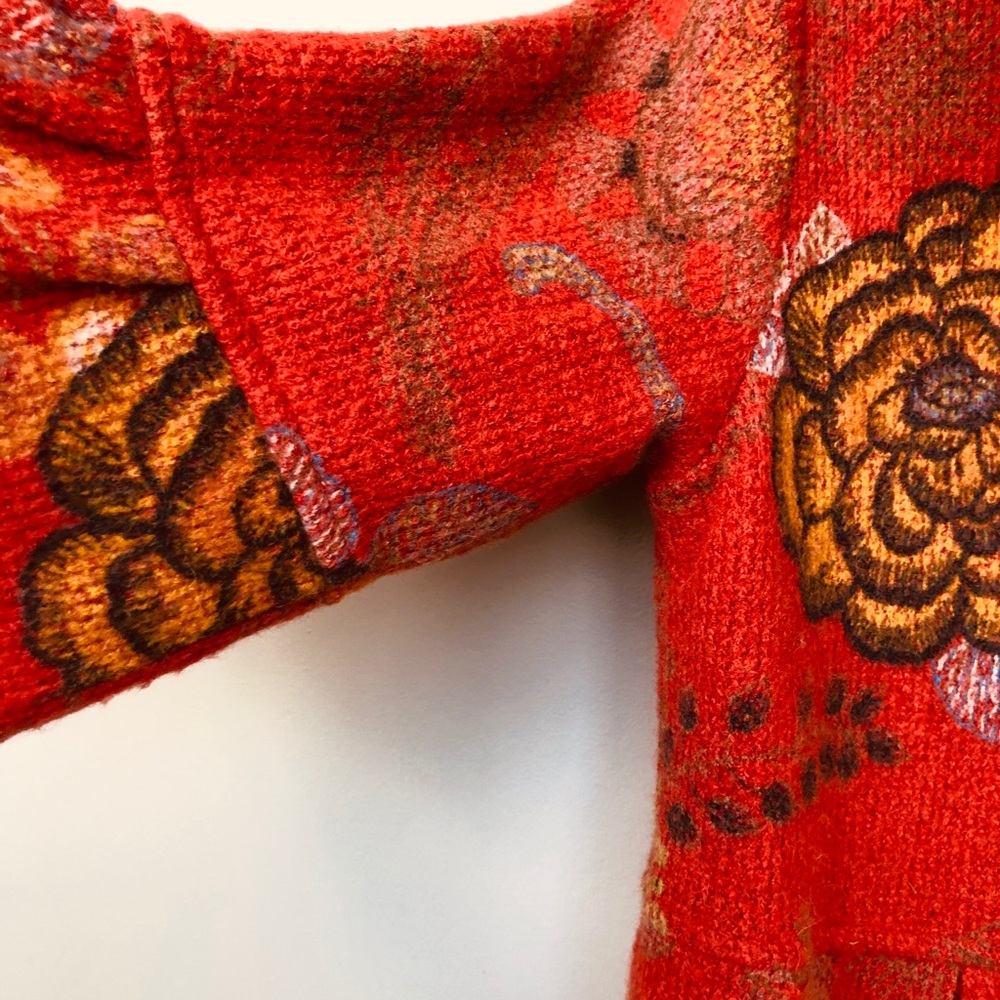 Damee, Inc 3 Button Jacket Size Small Color-Orange - image 4